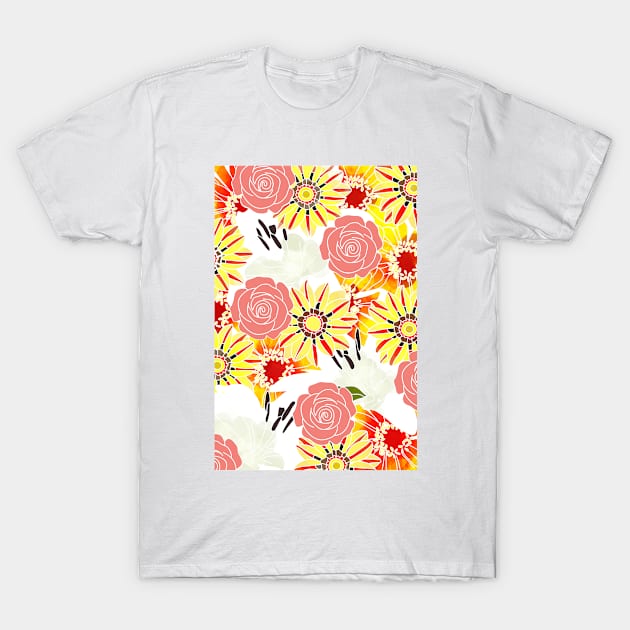 Flowers Of Summer T-Shirt by jsdesign